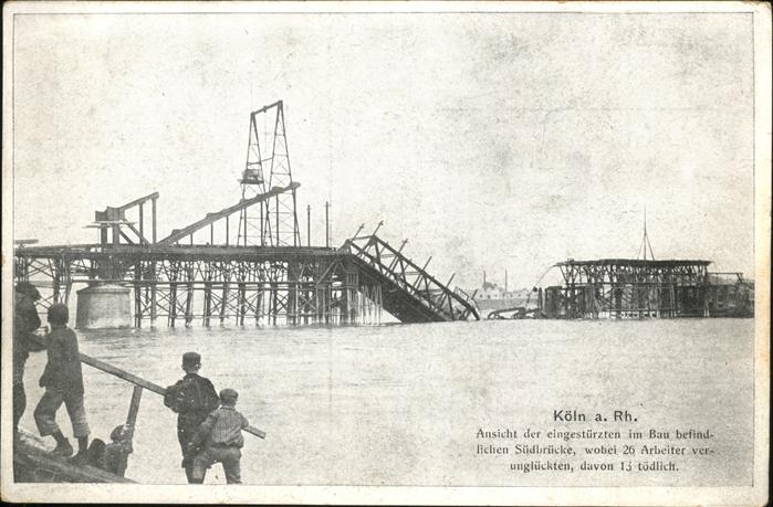 Koeln Südbrücke eingestürzt Kinder