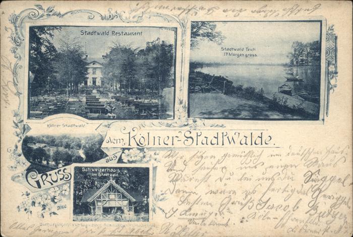 KoeLN  Rhein Stadtwalde Restaurant