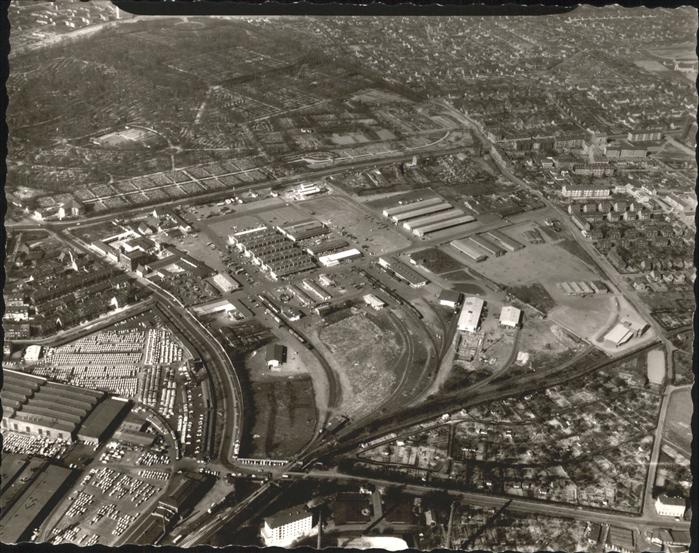 DuessELDORF  CITY Fliegeraufnahme Grossmarkt