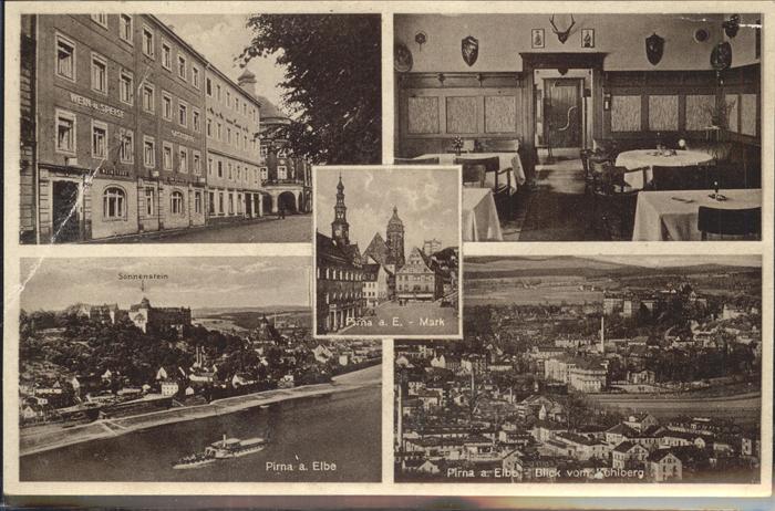 Pirna Elbe Sachsen Wein Restaurant Zum Becher