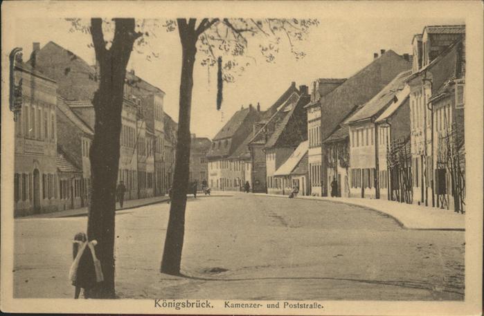 Koenigsbrueck Kamenzer- und Poststrasse Kind