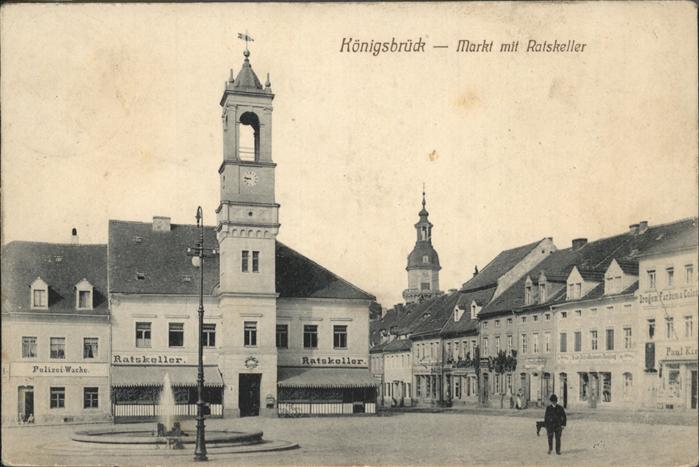 Koenigsbrueck Markt Ratskeller