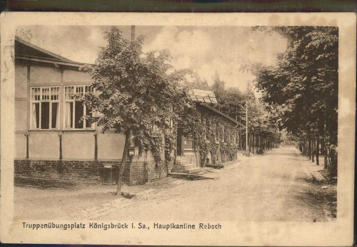 Koenigsbrueck Truppenübungsplatz Kantine