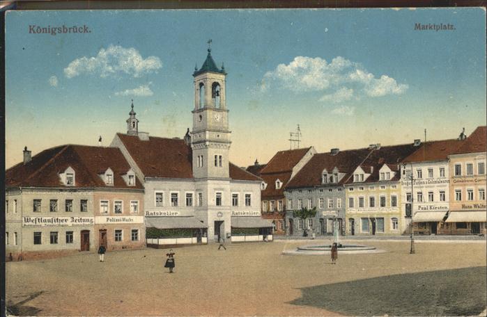 Koenigsbrueck Marktplatz