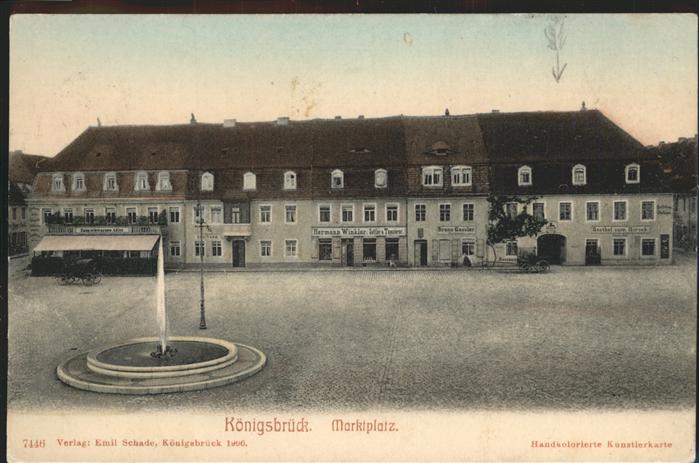 Koenigsbrueck Marktplatz