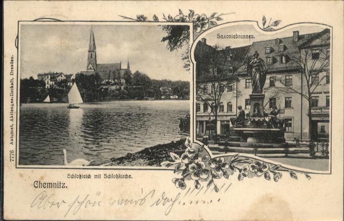 Chemnitz schlossteich Kirche