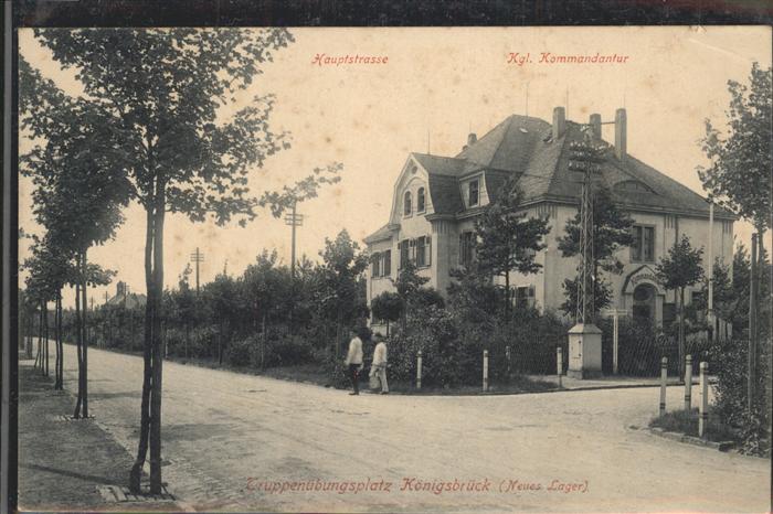 Koenigsbrueck Truppenuebungsplatz Kommandantur