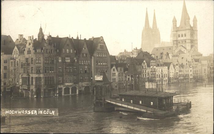 KoeLN  Rhein Hochwasser