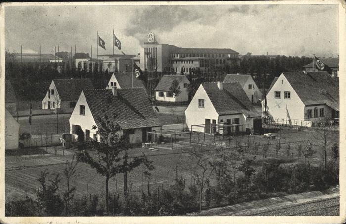 DuessELDORF  CITY Reichsausstellung Schaffendes Volk Siedlungshaeuser NZ4