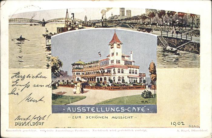 Duesseldorf Ausstellungscafe Zur schönen Aussicht