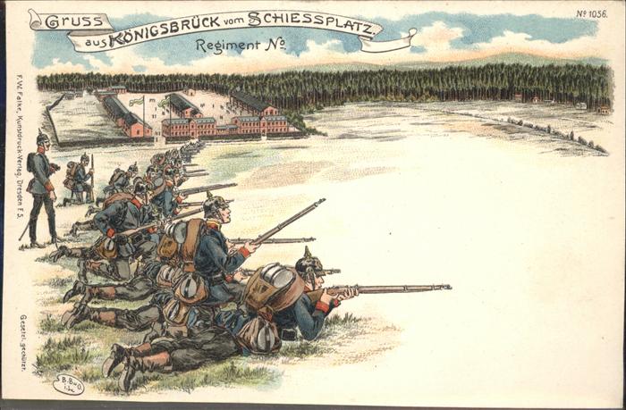 Koenigsbrueck Truppenübungsplatz Soldaten Schiessplat