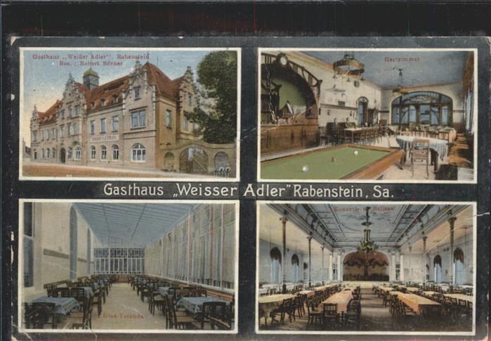 Rabenstein Chemnitz Gasthaus Weisser Adler Börner