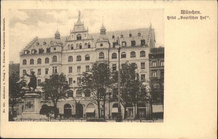 Muenchen Hotel Bayrischer Hof