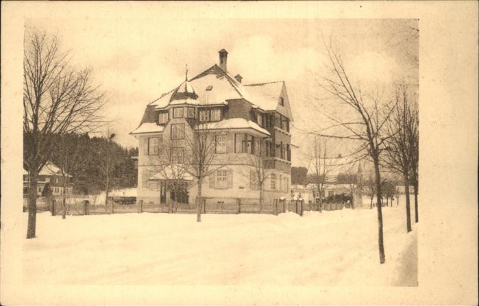 Koenigsfeld Schwarzwald Sonnenhaus Müttererholungsheim