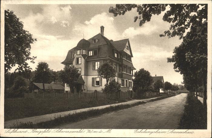 Koenigsfeld Schwarzwald Erholungsheim Sonnenhaus