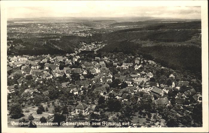 Buechenbronn Pforzheim Panorama Fliegeraufnahme