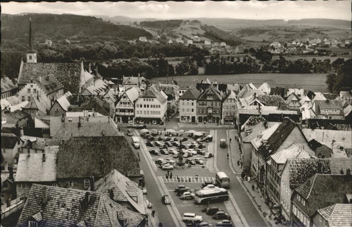 Bad Neustadt Marktplatz mit Karmelitenkloster