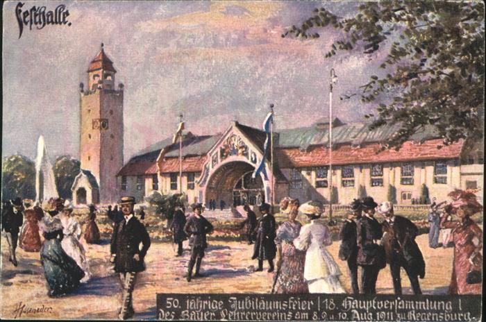 Regensburg Festhalle Jubiläumsfeier des Bayer. Leh