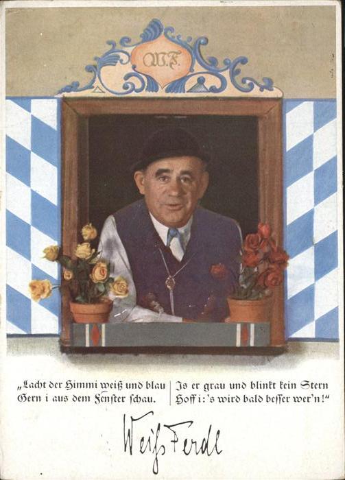 Muenchen Bayern Weiss Ferdl