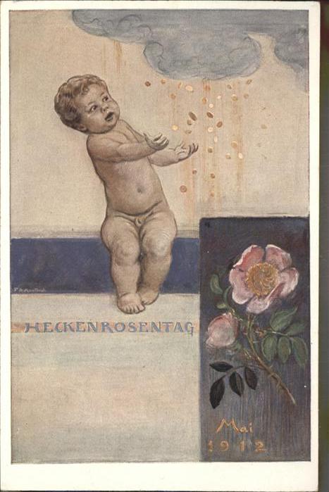 Muenchen Heckenröschentag Künstlerkarte