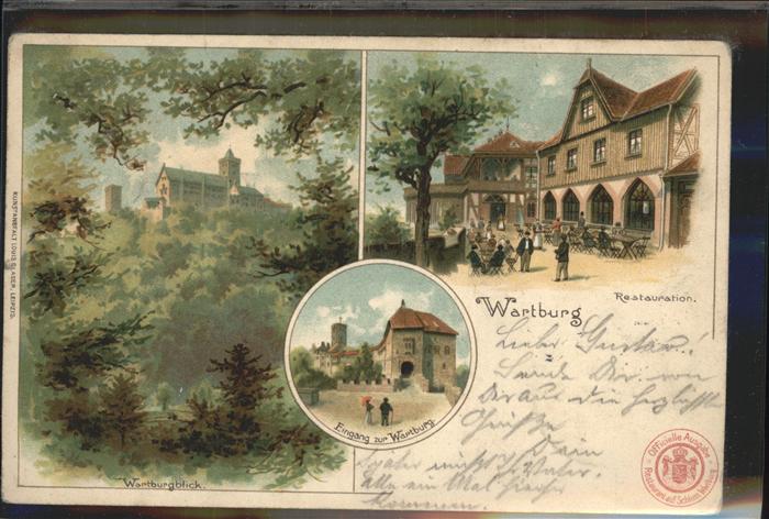 Eisenach Thueringen Wartburg Restauration