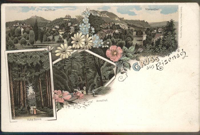 Eisenach Thueringen Hellthal Marienthal Annathal Hohe Sonne