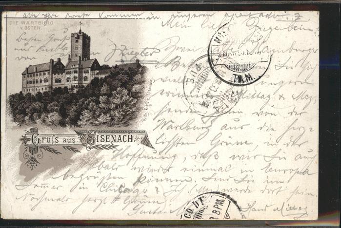 Eisenach Thueringen Wartburg