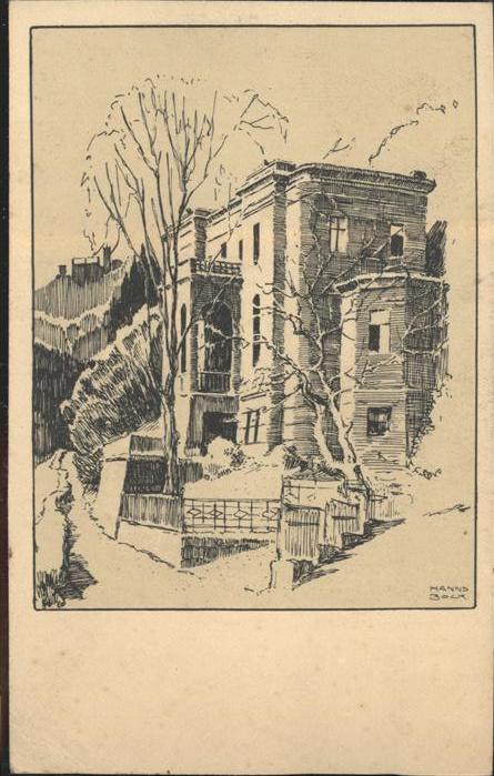 Eisenach Thueringen Fritz Reuter-Haus Künstlerkarte nach ei