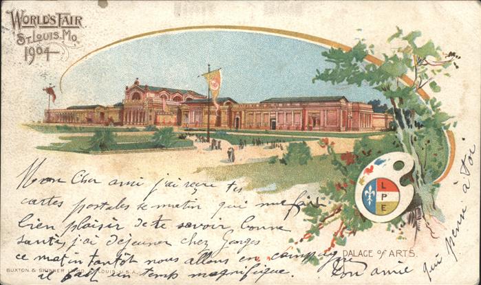 St Louis Missouri World s Fair Lithographie