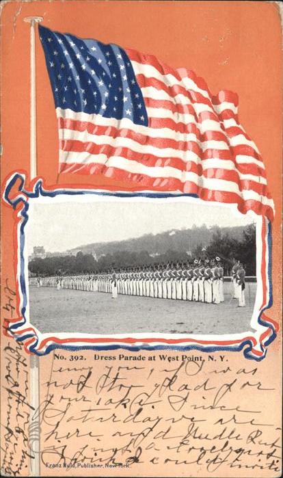 West Point New York Dress Parade American Flag