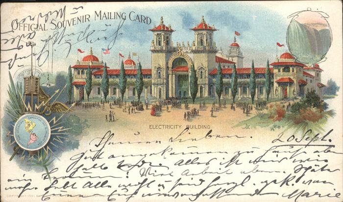 Baltimore Maryland Electricity Building Kuenstlerkarte