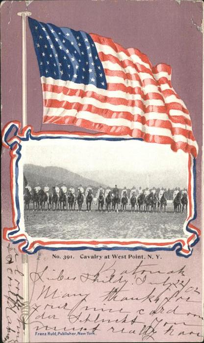 West Point New York Cavalry American Flag