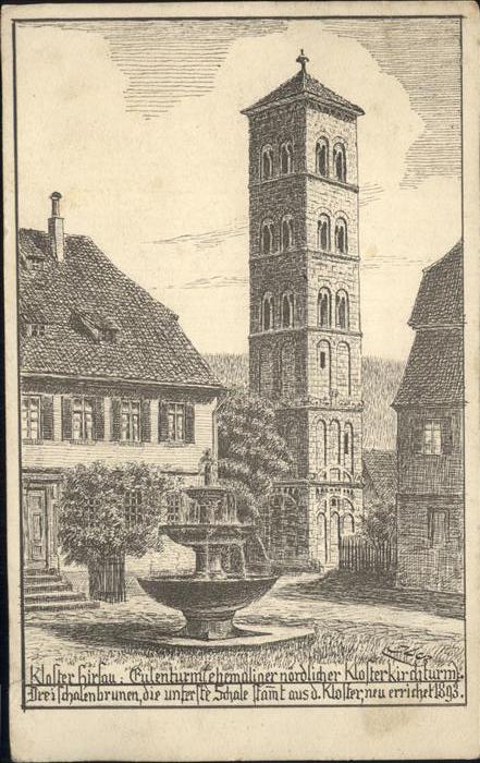 Hirsau Kloster Eulenturm Dreischalenbrunnen