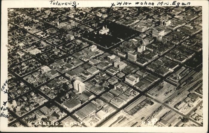 Fresno California Fliegeraufnahme