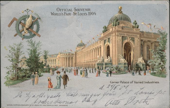 St Louis Missouri Corner Palace of Varied Industries