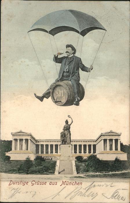 Muenchen Bayern Grusskarte