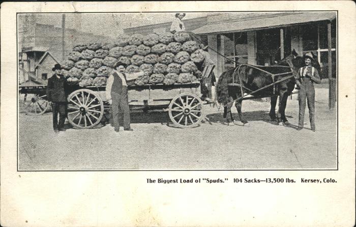 Kersey Colorado The Biggest Load of Spuds