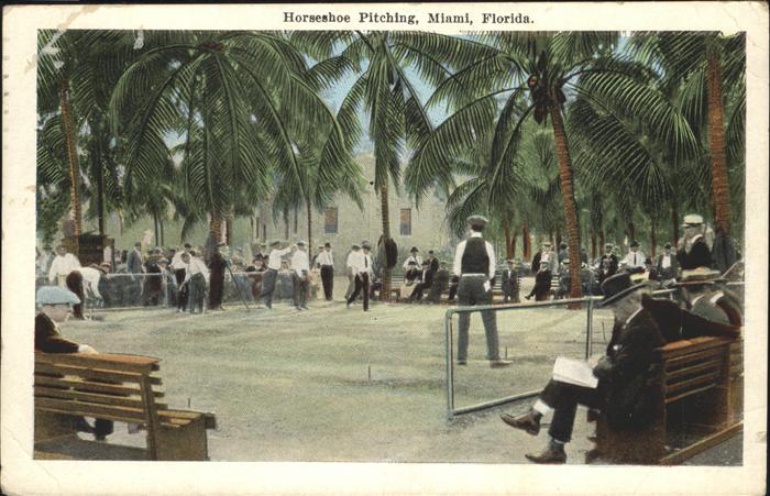 Miami Florida Horseshoe Pitching