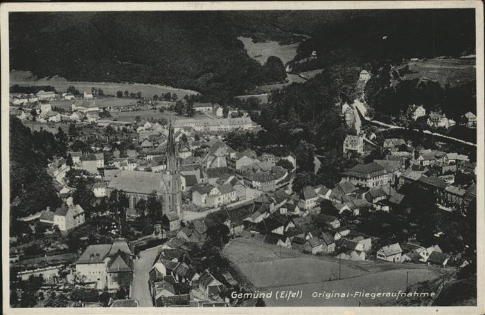 Gemuend Eifel Fliegeraufnahme