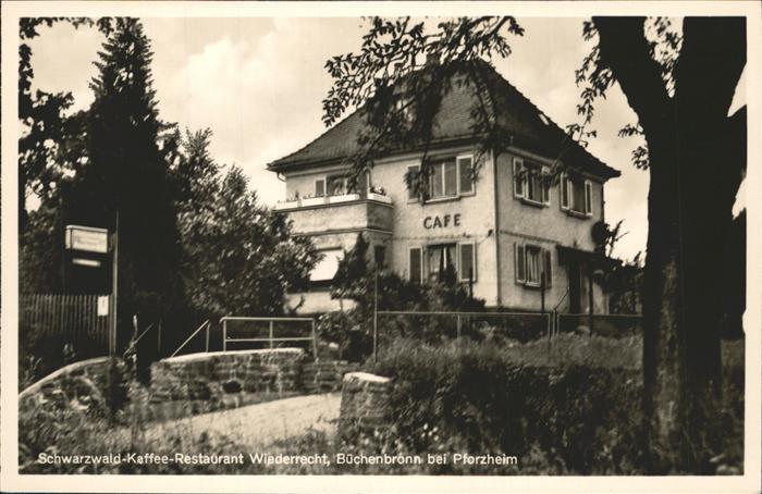 Buechenbronn Pforzheim Schwarzwald Kaffee Restaurant Wiederrecht