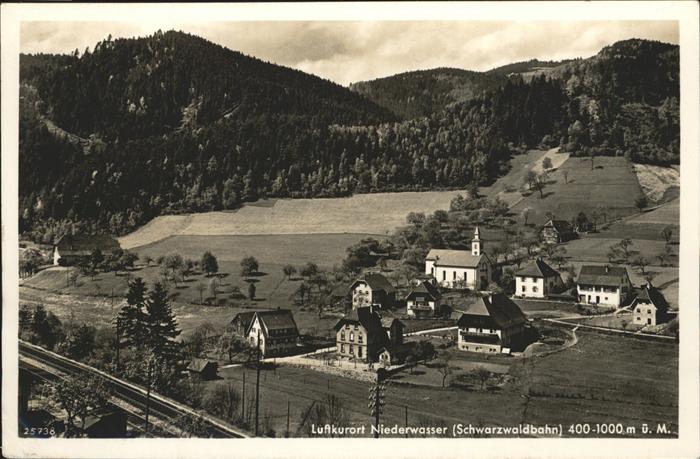 Niederwasser Panorama Schwarzwaldbahn