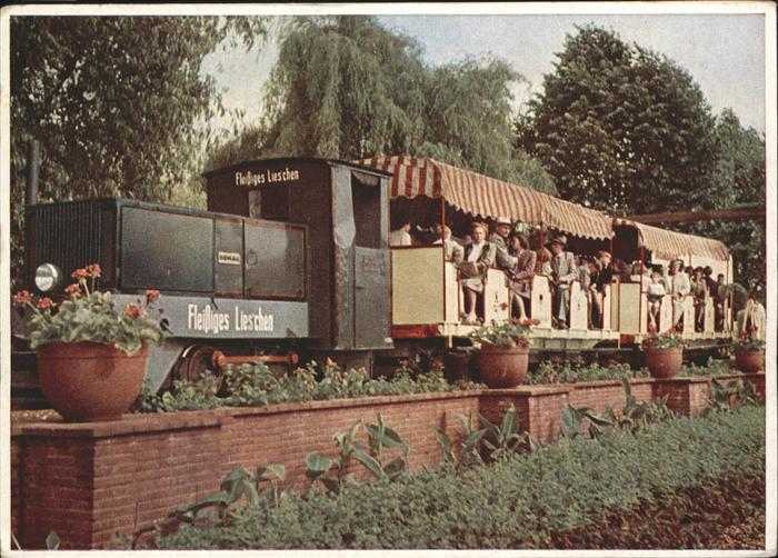 Essen Ruhr Grugabahn Fleissiges Lieschen Grugapark