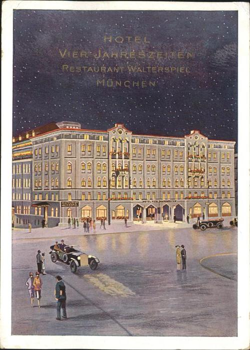 Muenchen Bayern Hotel Vier Jahreszeiten Restaurant Walterspiel