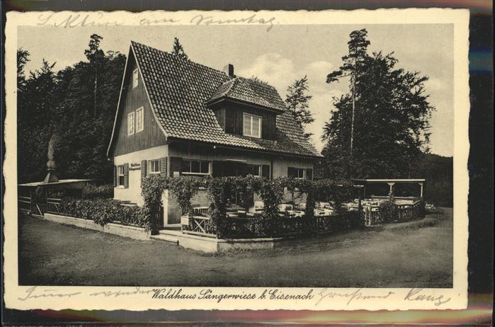 Eisenach Thueringen Waldhaus Sängerwiese