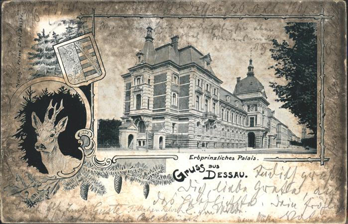 Dessau-Rosslau Erbprinzliches Palais Hirsch Wappen