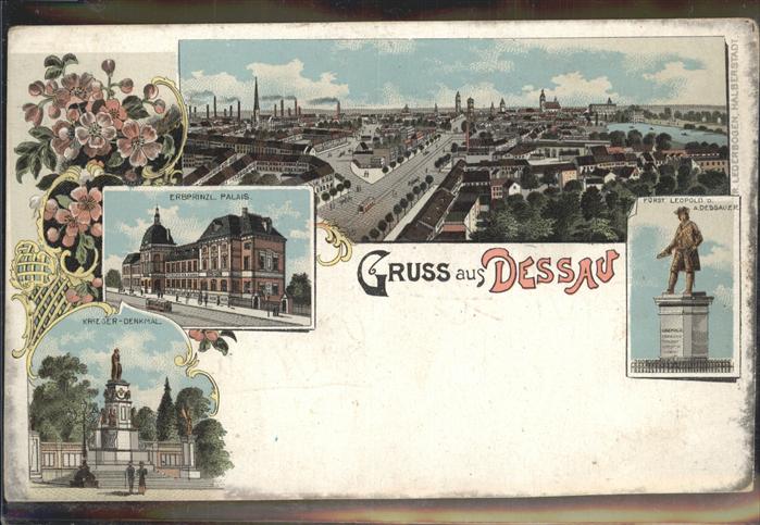 Dessau-Rosslau Fürst Leopold Denkmal Erbprinzliches Pa