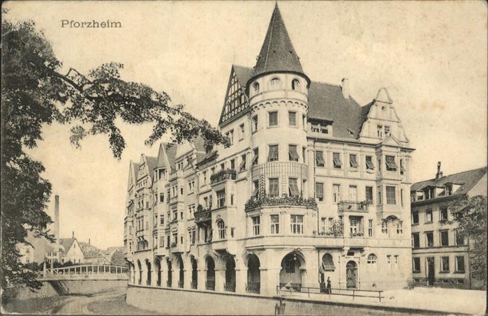 Pforzheim Teilansicht Brücke