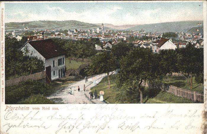 Pforzheim Blick vom Rod aus