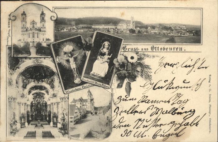 Ottobeuren Basilika Christus Kreuz Gnadenbild Mari