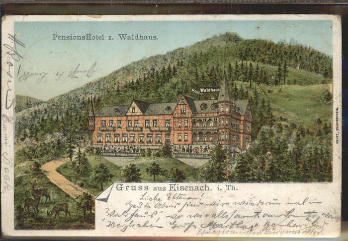 Eisenach Thueringen Pensionshotel zum Waldhaus